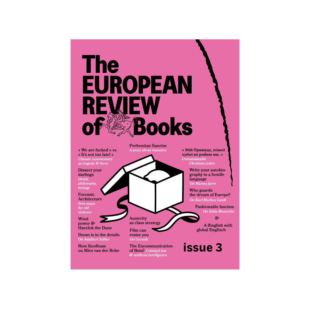 European Review of Books #3 cover
