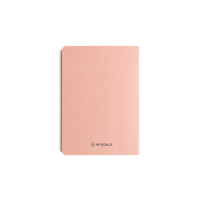 MiGoals Get Shit Done Minimal Notebook - Coral