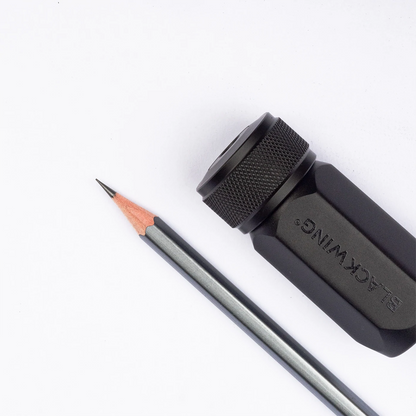 The Blackwing One-Step Long Point Sharpener creates a long, curved point that resists breakage. 