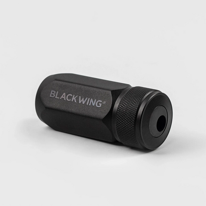 The Blackwing One-Step Long Point Sharpener creates a long, curved point that resists breakage. 