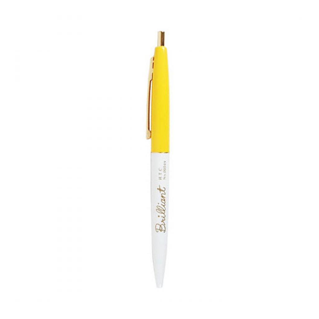 Hightide Gold Ballpoint Pen in Yellow