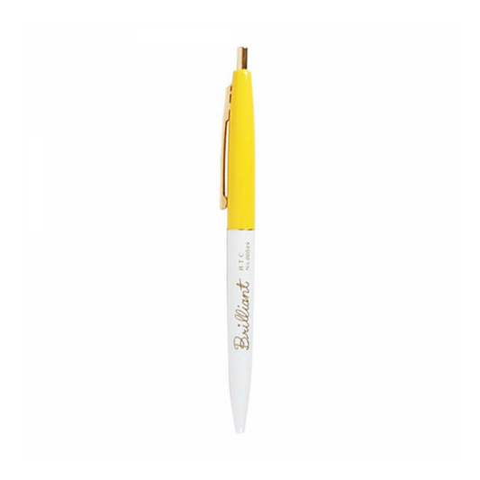 Hightide Gold Ballpoint Pen in Yellow