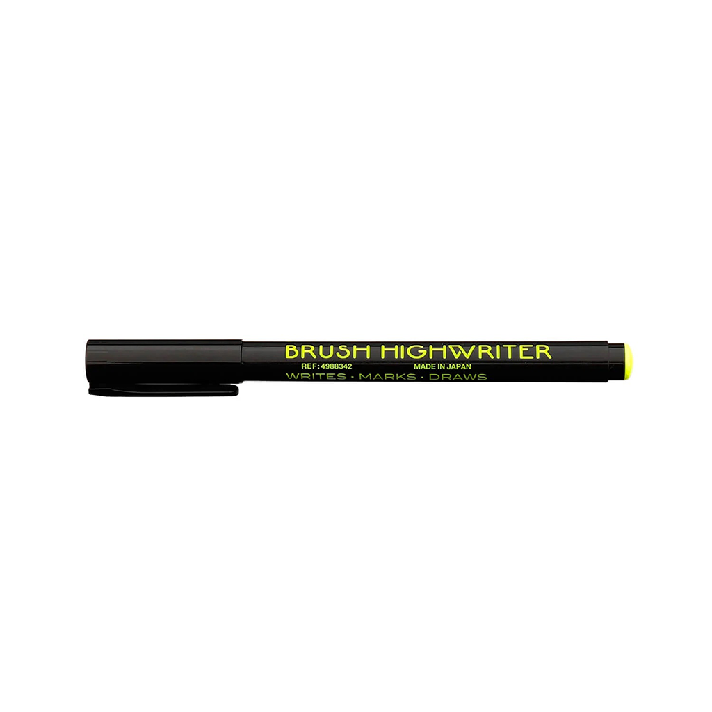 Penco Highlighter Brush Pen in Yellow