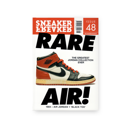 Sneaker Freaker #48 AJ1 Black Toe Cover